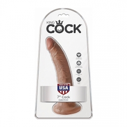 KING COCK PENE REALÍSTICO 20CM MULATO