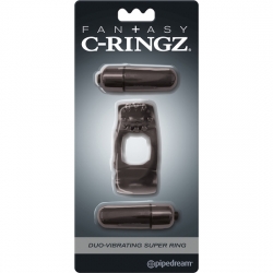 FANTASY C RING DUO VIBR SUPER RING NEGRO