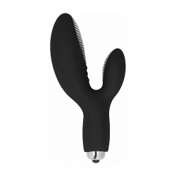 HOLLY VIBRADOR CLÍTORIS Y PUNTO G - NEGRO