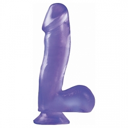 BASIX PENE DE GELATINA SUCCION LILA 16 CM