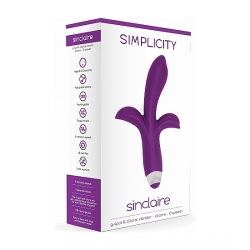 SINCLAIRE VIBRADOR CLÍTORIS + PUNTO G - MORADO