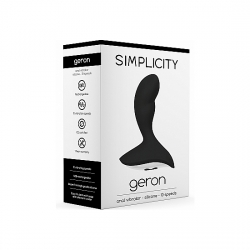 GERON VIBRADOR ANAL - NEGRO