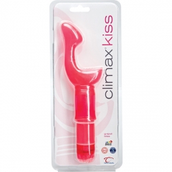 CLIMAX KISS VIBRADOR PUNTO G ROSA