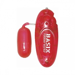 BASIX HUEVO VIBRADOR DE GELATINA ROJO