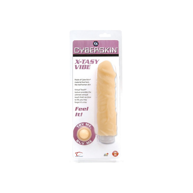 CYBERSKIN VIBRADOR X-TASY