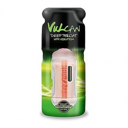 MASTURBADOR VULCAN CON VIBRACIÓN - GARGANTA PROFUNDA