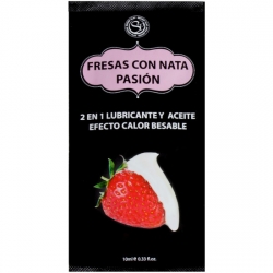 MONODOSIS LUBRICANTE FRESAS CON NATA -10ML