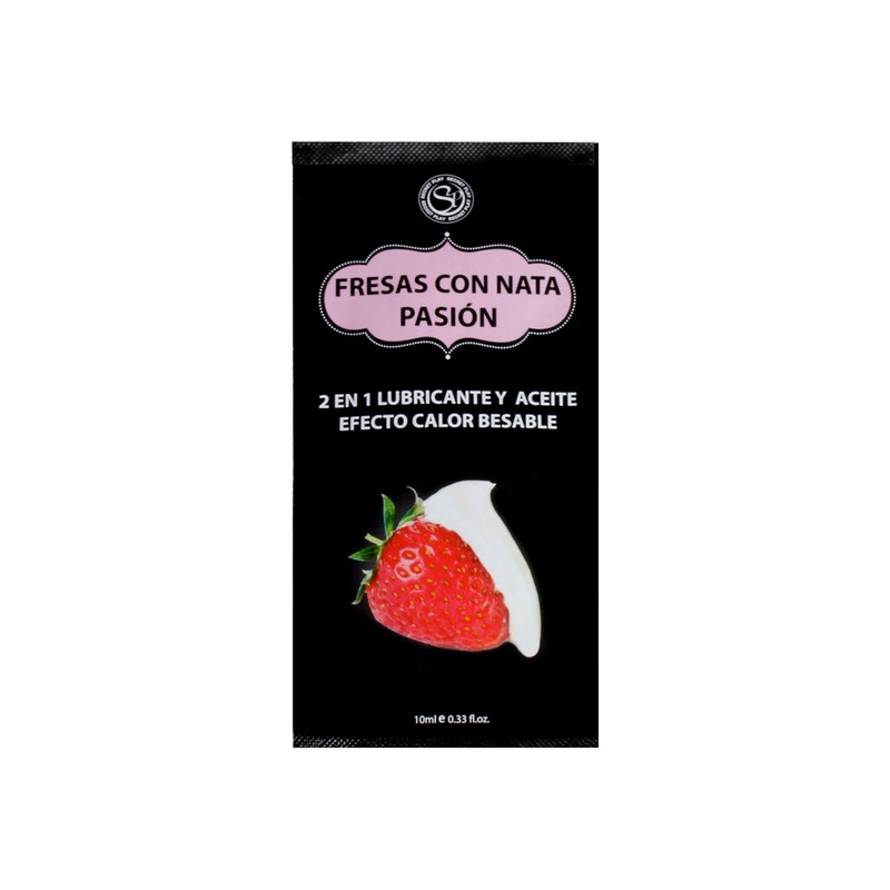 MONODOSIS LUBRICANTE FRESAS CON NATA -10ML