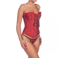 CORSET ALBERTINA ROJO