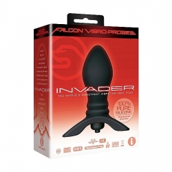 INVADER PLUG VIBRADOR DE SILICONA