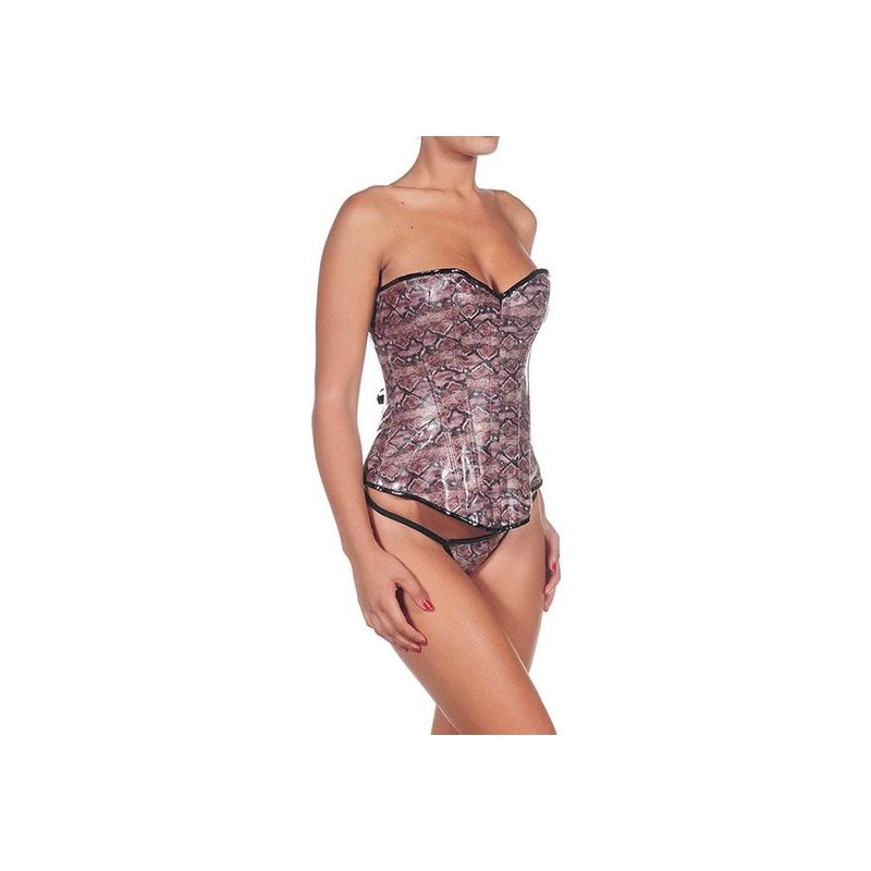 INTIMAX CORSET COCODRILO MORADO