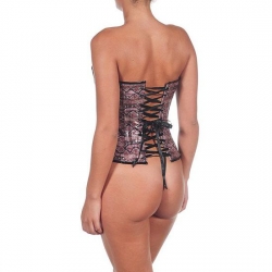 INTIMAX CORSET COCODRILO MORADO