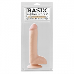 BASIX PENE DE GELATINA SUCCION NATURAL 19 CM