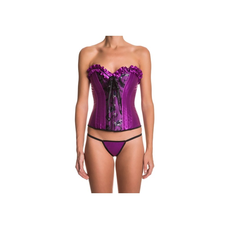 INTIMAX - CORSET ABIR MORADO