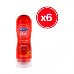 DUREX PLAY GEL DE MASAJE SENSUAL 200 ML (6 UDS)