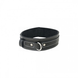 LINED LEATHER COLLAR