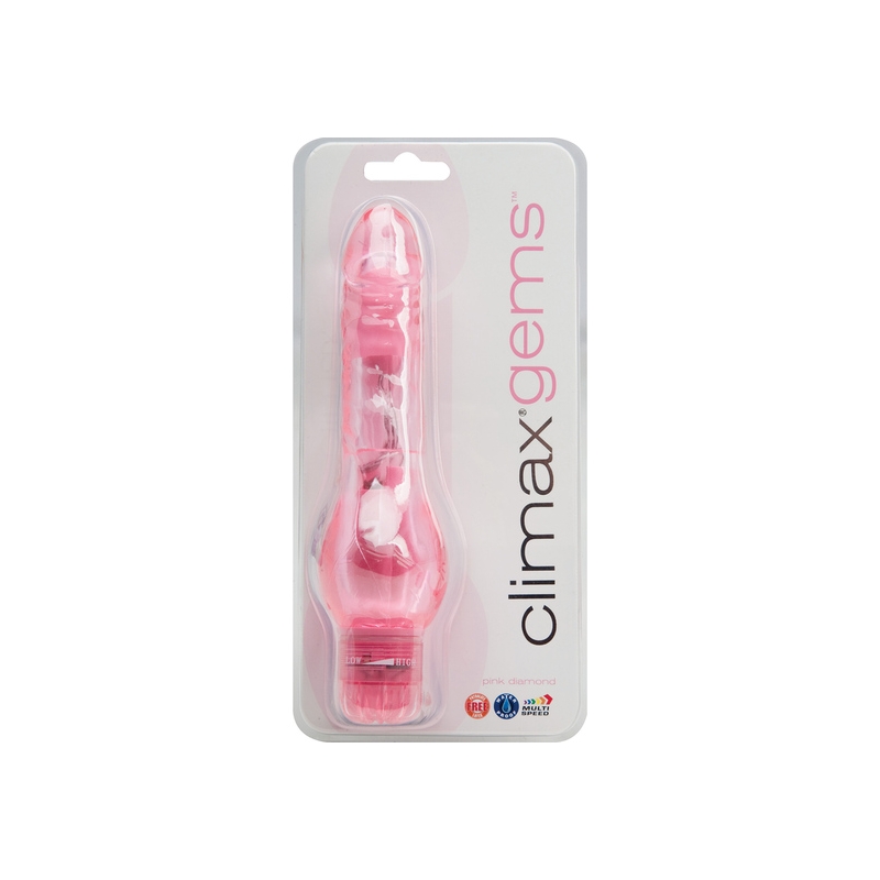 CLIMAX GEMS VIBRADOR DIAMANTE ROSA