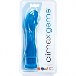 CLIMAX GEMS VIBRADOR ELECTRICO AZUL