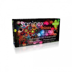 SANINEX PRESERVATIVOS IBIZAX PUNTEADOS 12UDS