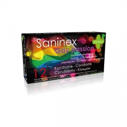 SANINEX PRESERVATIVOS GAY PASSION PUNTEADO 12UDS