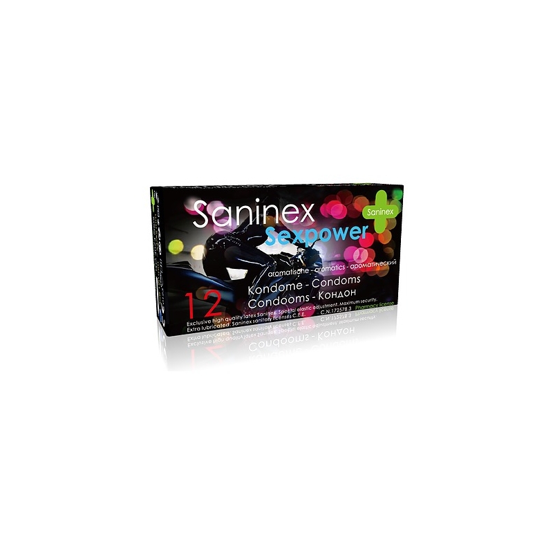 SANINEX PRESERVATIVOS ULTRA SEX POWER 12UDS