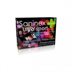 SANINEX PRESERVATIVOS ULTRA SPORT PUNTEADO 3UDS