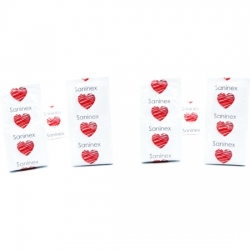 SANINEX PRESERVATIVOS LOVE PUNTEADO 3UDS