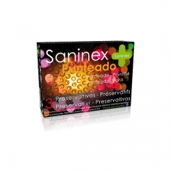 SANINEX PRESERVATIVOS PUNTEADO 3UDS