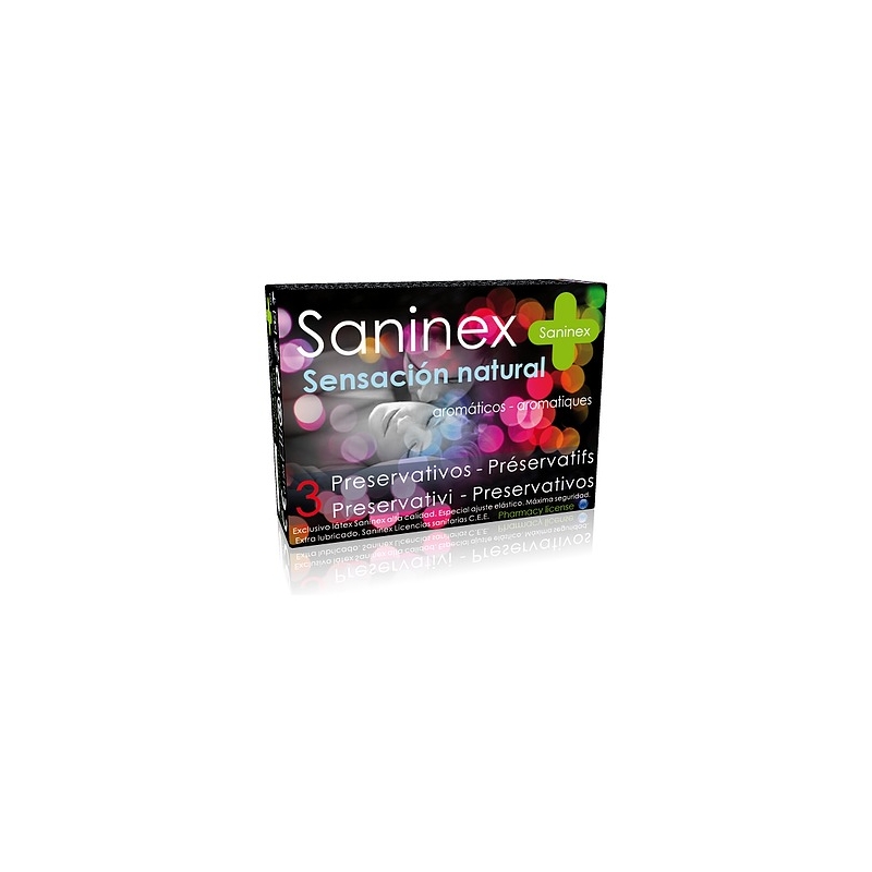 SANINEX PRESERVATIVOS NATURAL SENSATION 3UDS