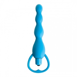 CLIMAX VIBRADOR ANAL DE SILICONA - AZUL