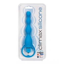 CLIMAX VIBRADOR ANAL DE SILICONA - AZUL