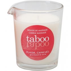 TABOO VELA DE MASAJE PARA ELLA PLAISIR CHARNEL AROMA FLOR DE CACAO