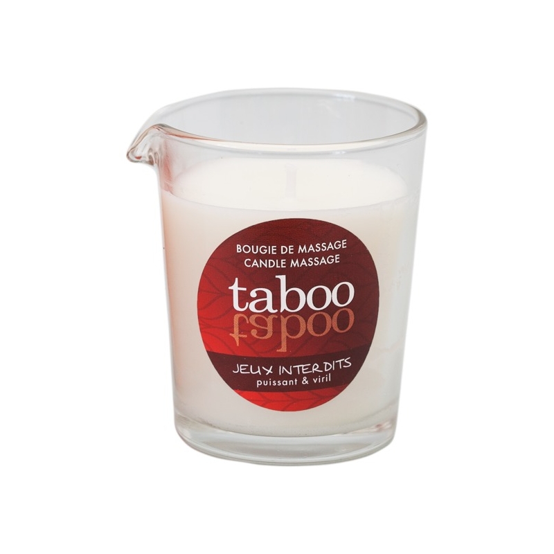 TABOO VELA DE MASAJE PARA ÉL JEUX INTERDITS AROMA LIQUEN SALVAJE