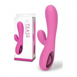 ULTRAZONE TEASE 6X RABBIT STYLE VIBRADOR SILICONA - ROSA