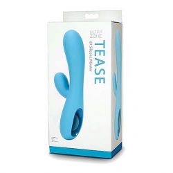 ULTRAZONE TEASE 6X RABBIT STYLE VIBRADOR SILICONA - AZUL