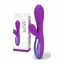 ULTRAZONE EXCITE 6X RABBIT STYLE VIBRADOR SILICONA - MORADO