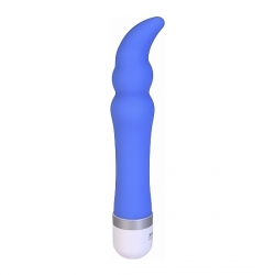 VIBRADOR DE SILICONA FLEUR DE LIS SILKY G AZUL