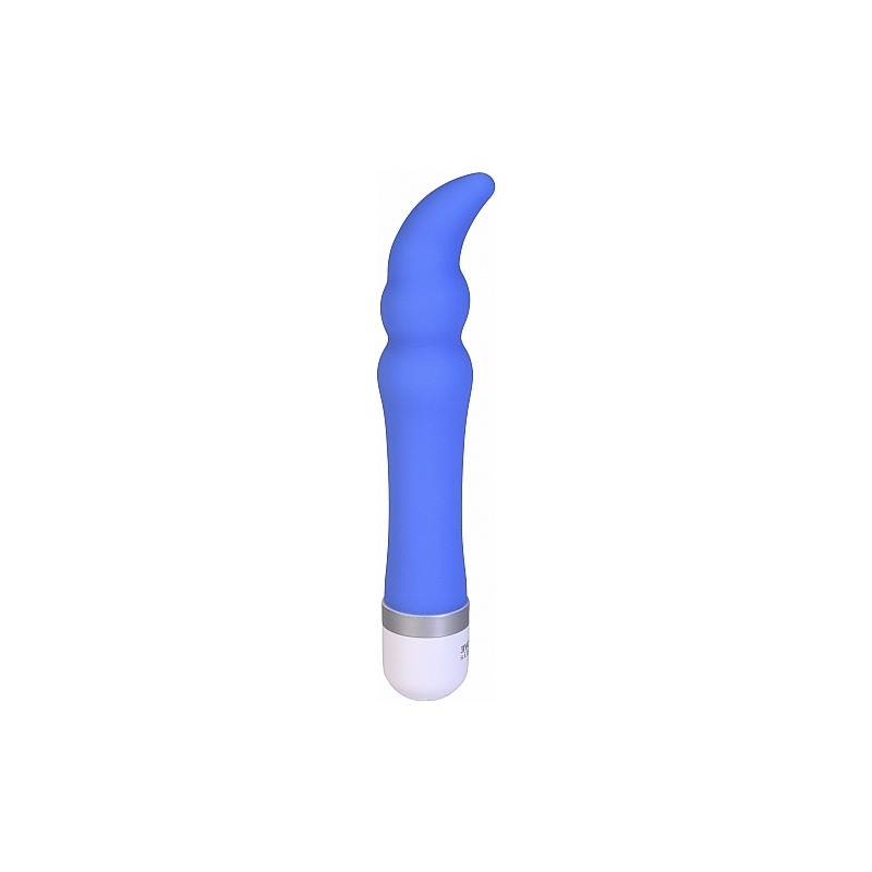 VIBRADOR DE SILICONA FLEUR DE LIS SILKY G AZUL