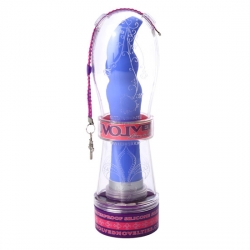 VIBRADOR DE SILICONA FLEUR DE LIS SILKY G AZUL