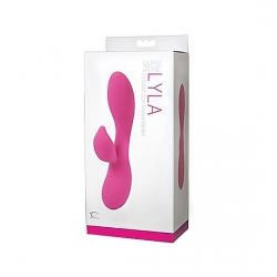 ULTRAZONE LYLA 6X RABBIT-STYLE VIBRADOR DE SILICONA - ROSA