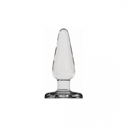 BUTT PLUG - BASIC - 7,5 cm - CRISTAL