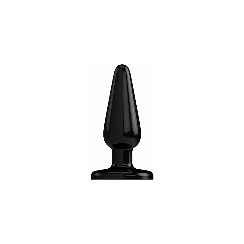 BUTT PLUG - BASIC - 10 cm - NEGRO