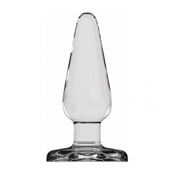 BUTT PLUG - BASIC - 12,8 cm - CRISTAL