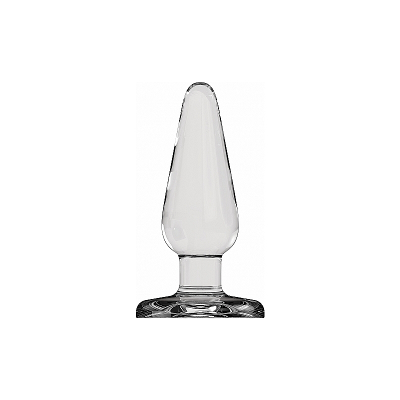 BUTT PLUG - BASIC - 12,8 cm - CRISTAL