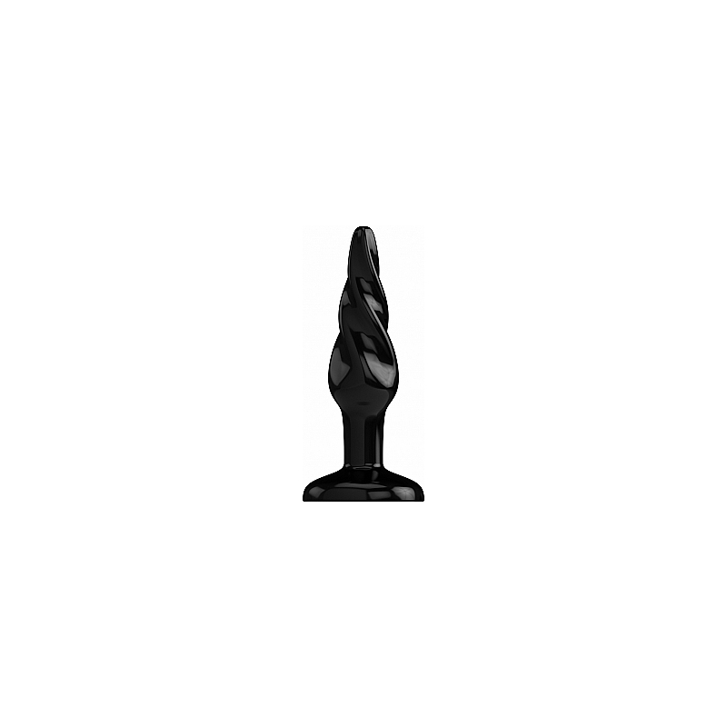 BUTT PLUG - ROUNDED - 7,5 CM - NEGRO