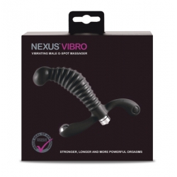 NEXUS VIBRO MASAJEADOR DEL PUNTO G MASCULINO CON VIBRADOR NEGRO