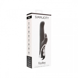 FADEY CONEJITO VIBRADOR RECARGABLE - NEGRO