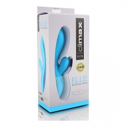 CLIMAX ELITE - ELLE VIBRADOR SILICONA 9 VELOCIDADES - AZUL