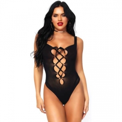 LEG AVENUE BODY NEGRO OPACO CON LAZADA