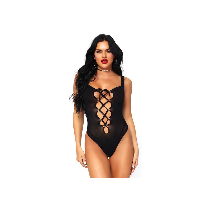 LEG AVENUE BODY NEGRO OPACO CON LAZADA